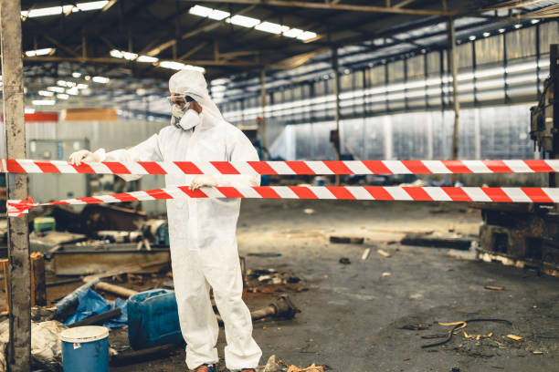 Professional Crime Scene Cleanup technician working in Burr, NE